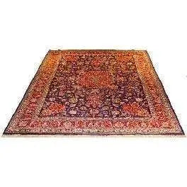 One Of The Kind Persian Mashad Rug 13'1" x 9'8"